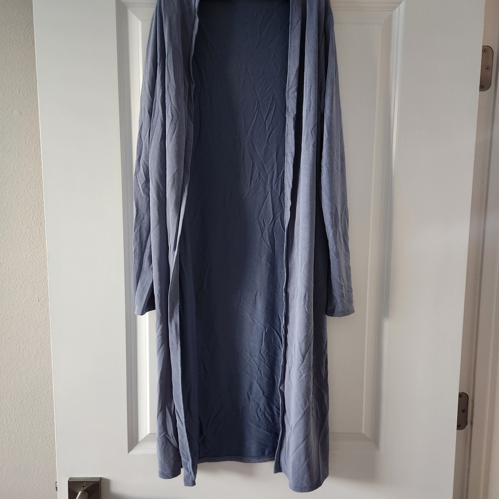 Express Women's Light Blue Cardigan